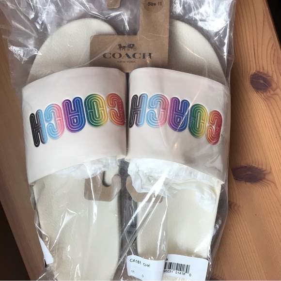 🌈 Coach Slide With Rainbow Chalk - Picture 2 of 9